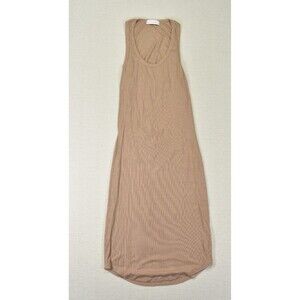 House of Harlow 1960 Womens Beige Solid Scoop Neck Sleeveless Knit Bodycon M USA